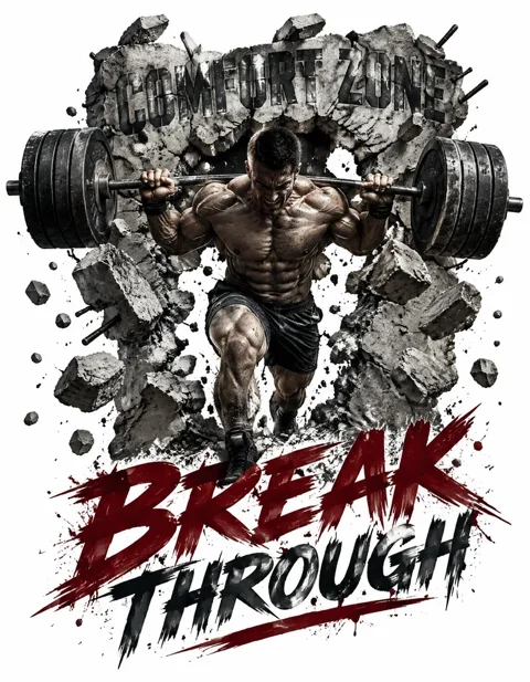 GYM-042 gym T-shirt design