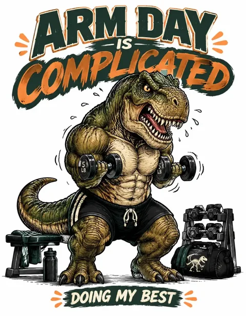 GYM-221 gym T-shirt design